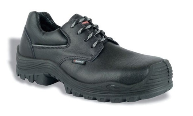 Cofra NEW BISMARCK S3 SRC Unisex Black Toe Capped Safety Shoes, UK 8, EU 42