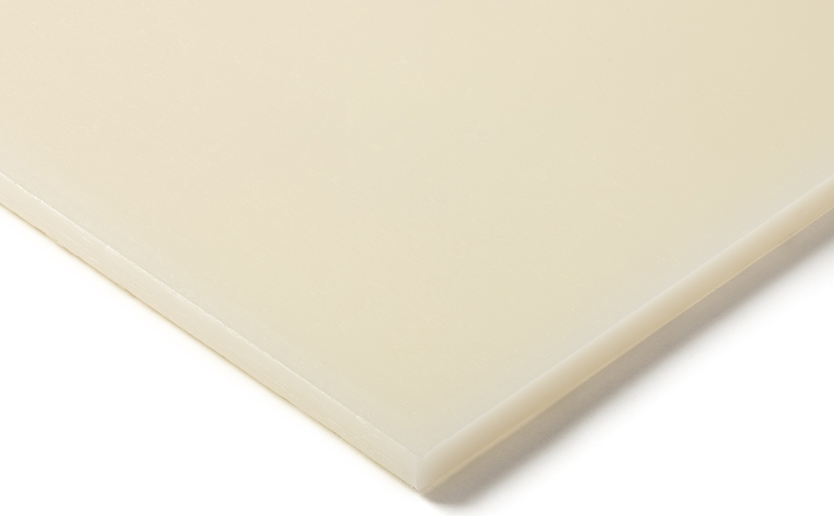 RS PRO Natural Polyamide Plastic Sheet, 500 mm x 300mm x 30 mm