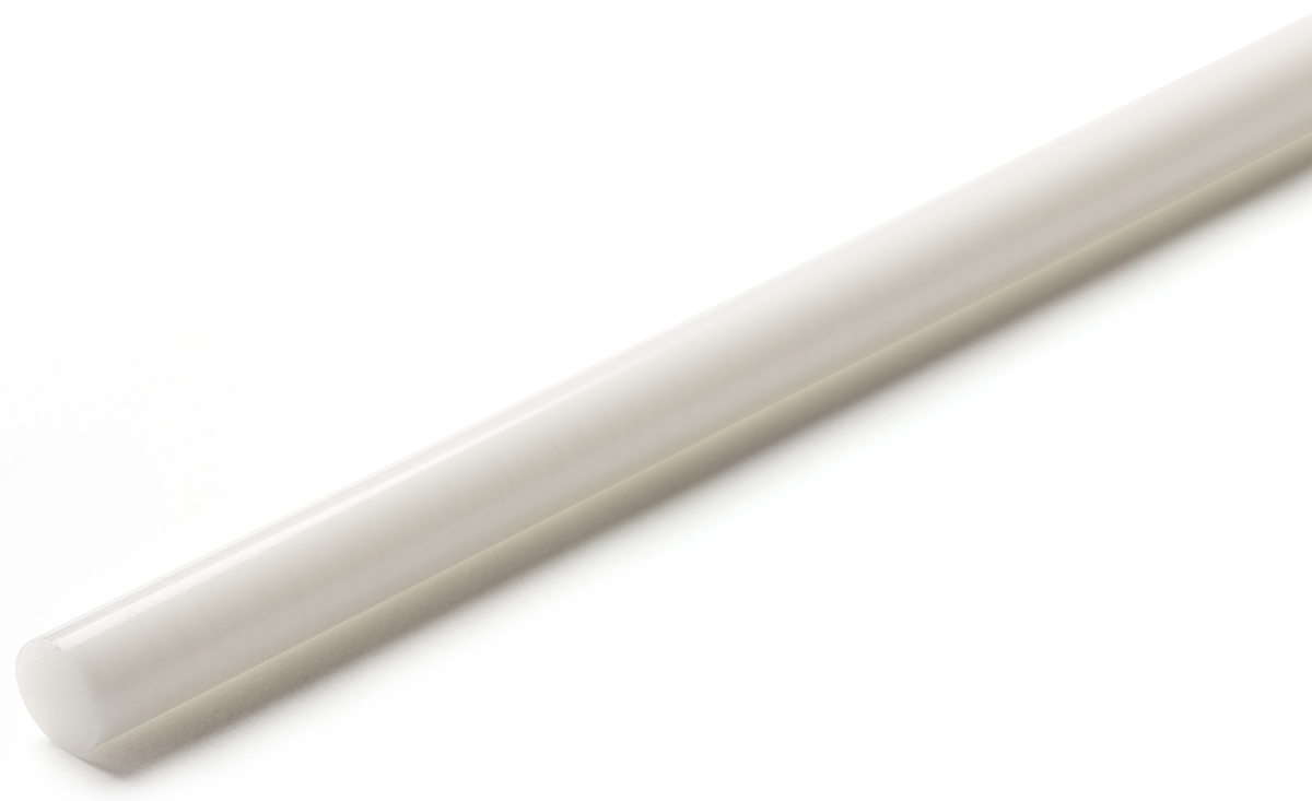 RS PRO White Acetal Rod, 1 m x 16 mm Diameter