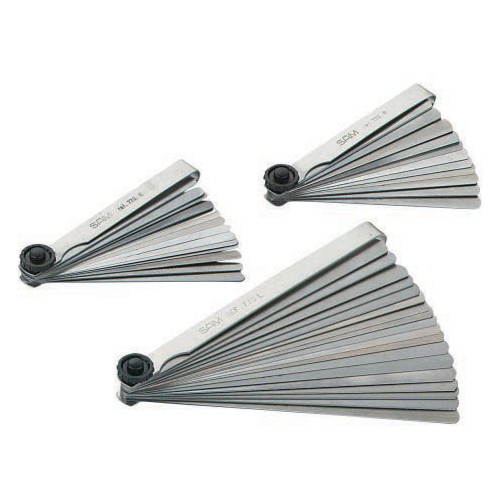 SAM 770-R-FME Stainless Steel Feeler Gauge, 18 Blades