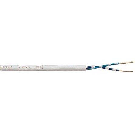7701nh01305 Belden 7701NH Multi-Core Industrial Cable, 2 Cores, 0.33mm² 22 AWG, Unscreened, 305 m, White Polyethylene Sheath