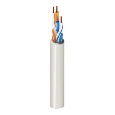 7703nh00305 Belden 7703NH Multi-Core Industrial Cable, 2 Cores, 0.33mm² 22 AWG, Screened, 305 m, White Polyethylene Sheath