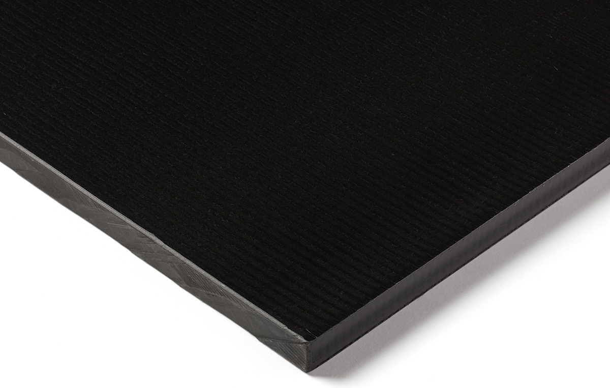 RS PRO Black Glass Reinforced Plastic Plastic Sheet, 500 mm x 305mm x 20 mm, Polyamide 66 GF30