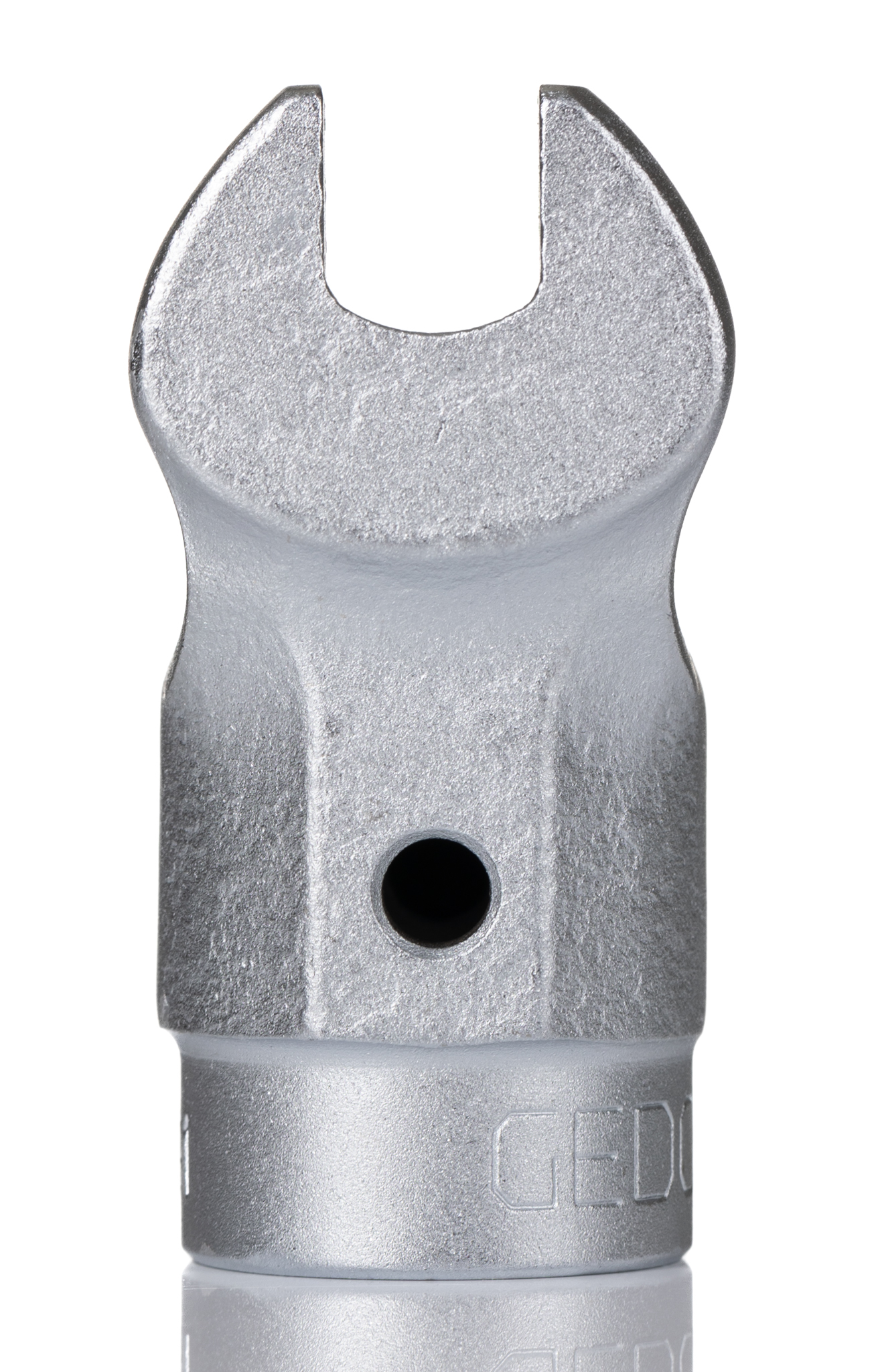 7710070 Gedore Square Spanner Head, 9 x 12 mm Insert, 10 mm, Chrome Finish