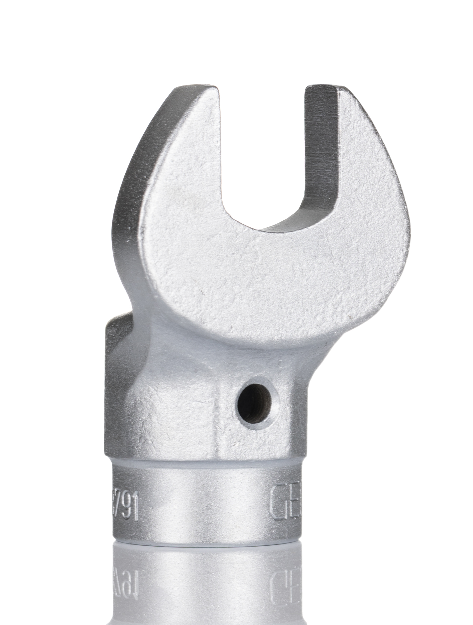 7710740 Gedore Open Ended Insert Spanner Head, 9 x 12 mm Insert, 17 mm, Chrome Finish