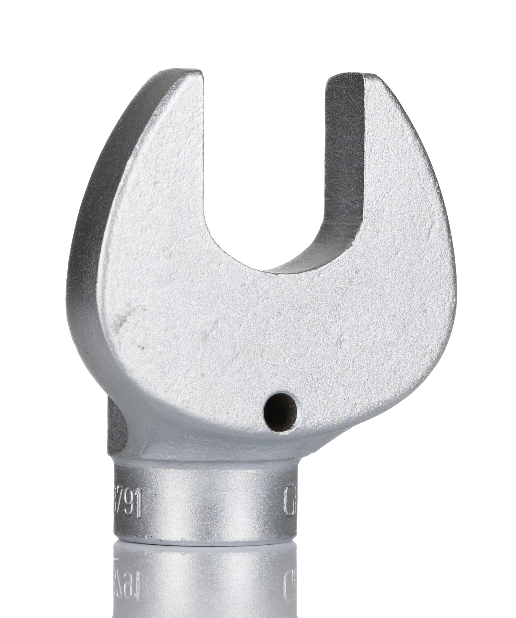 7711120 Gedore Open Ended Insert Spanner Head, 9 x 12 mm Insert, 24 mm, Chrome Finish
