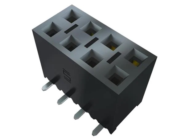 Samtec SSM Series Horizontal Surface Mount PCB Socket, 26-Contact, 2-Row, 2.54mm Pitch, Solder Termination