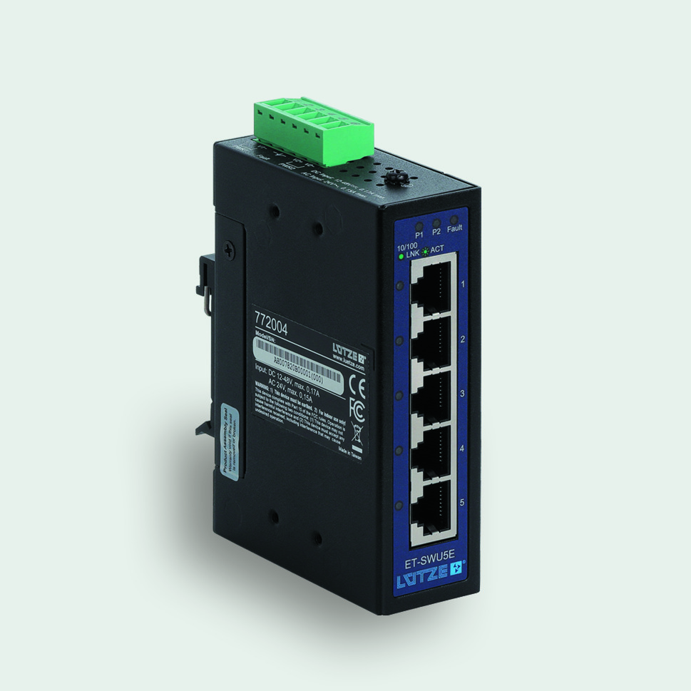 F Lutze Ltd Unmanaged 5 Port Ethernet Switch