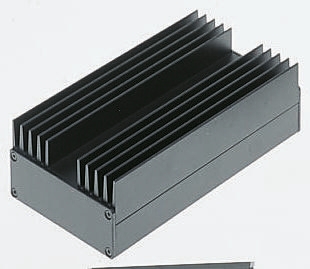 Rose Multitronic Series Black Die Cast Aluminium Enclosure, IP40 185 mm, 185 mm, 105 mm