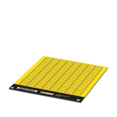 Phoenix Contact LS-EMLP Adhesive Marking Foil, Yellow, Pre-printed "Unlabeled", for Devices In The Control Cabinet,