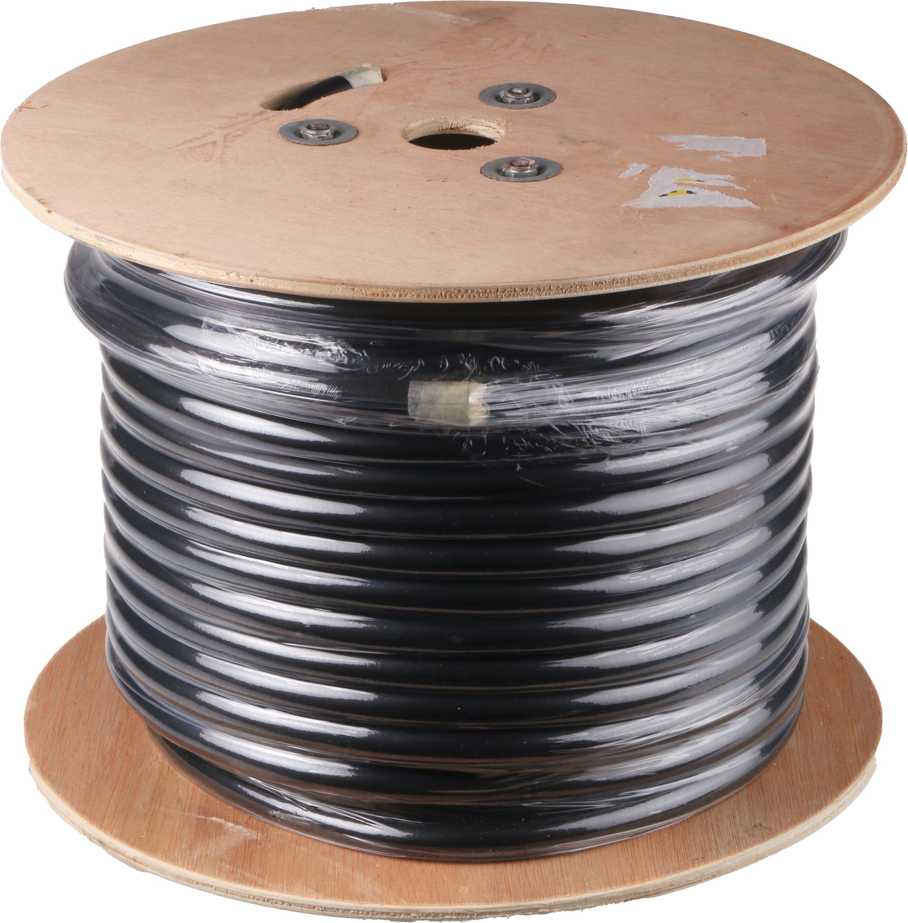 RS PRO H07RN-F, 100 m 3 Core Power Cable, Black Ethylene Propylene Rubber 60 °C