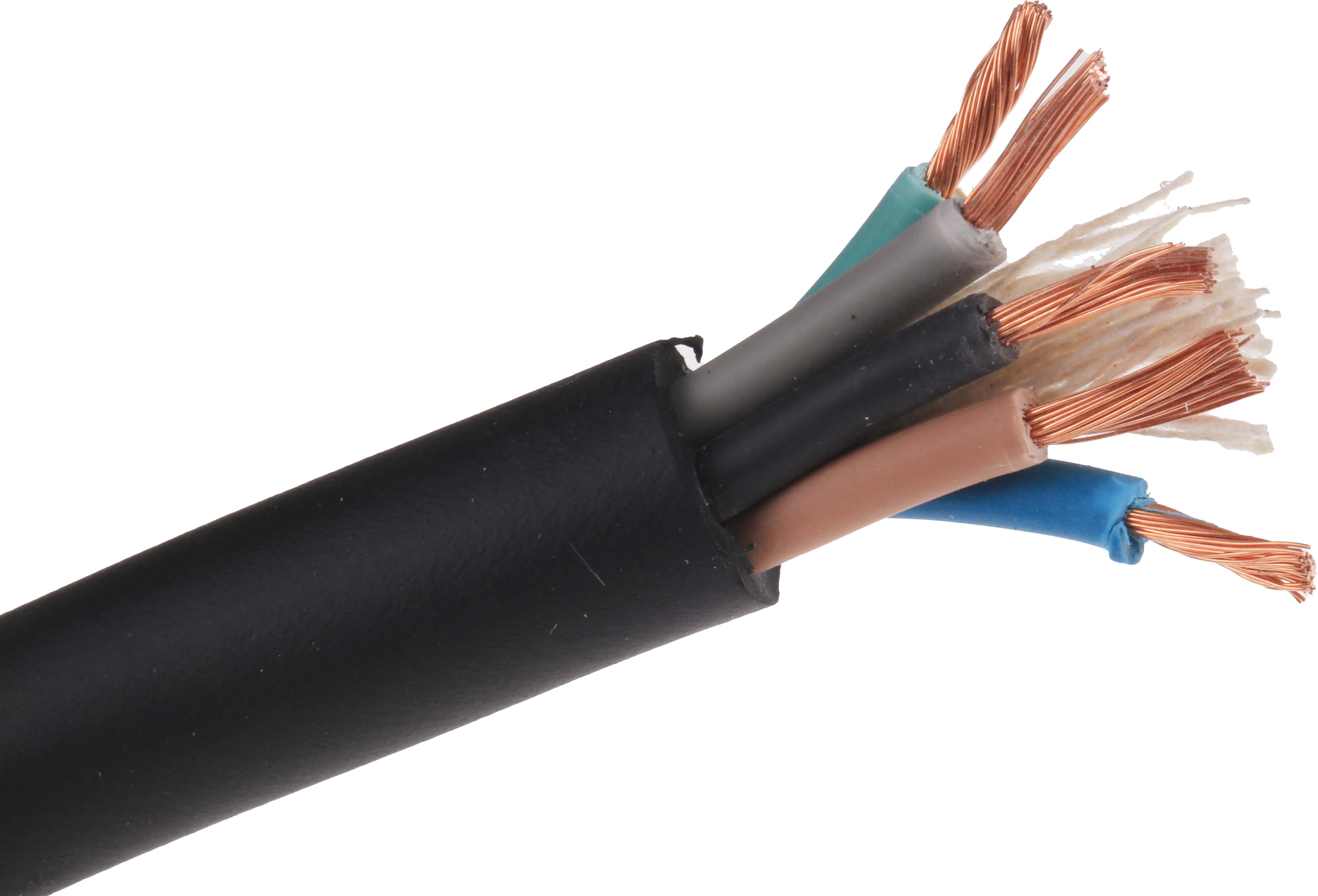 773-9049 RS PRO H07RN-F, 100 m 3 Core Power Cable, Black Ethylene Propylene Rubber 60 °C