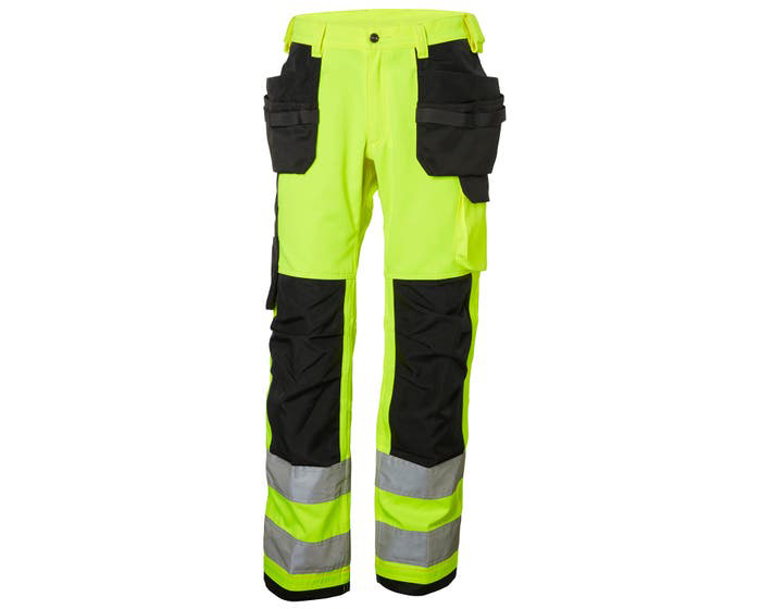 Helly Hansen Alna Men's Hi Vis Trouser Green, Black, White, Yellow 37 in Waist