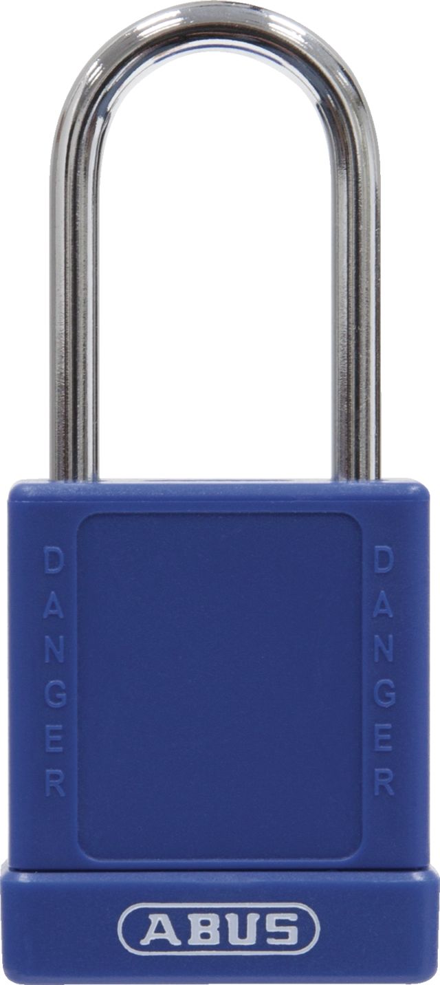ABUS Key Aluminium Padlock Weatherproof, 6.35 mm Shackle, 40.08 mm Body