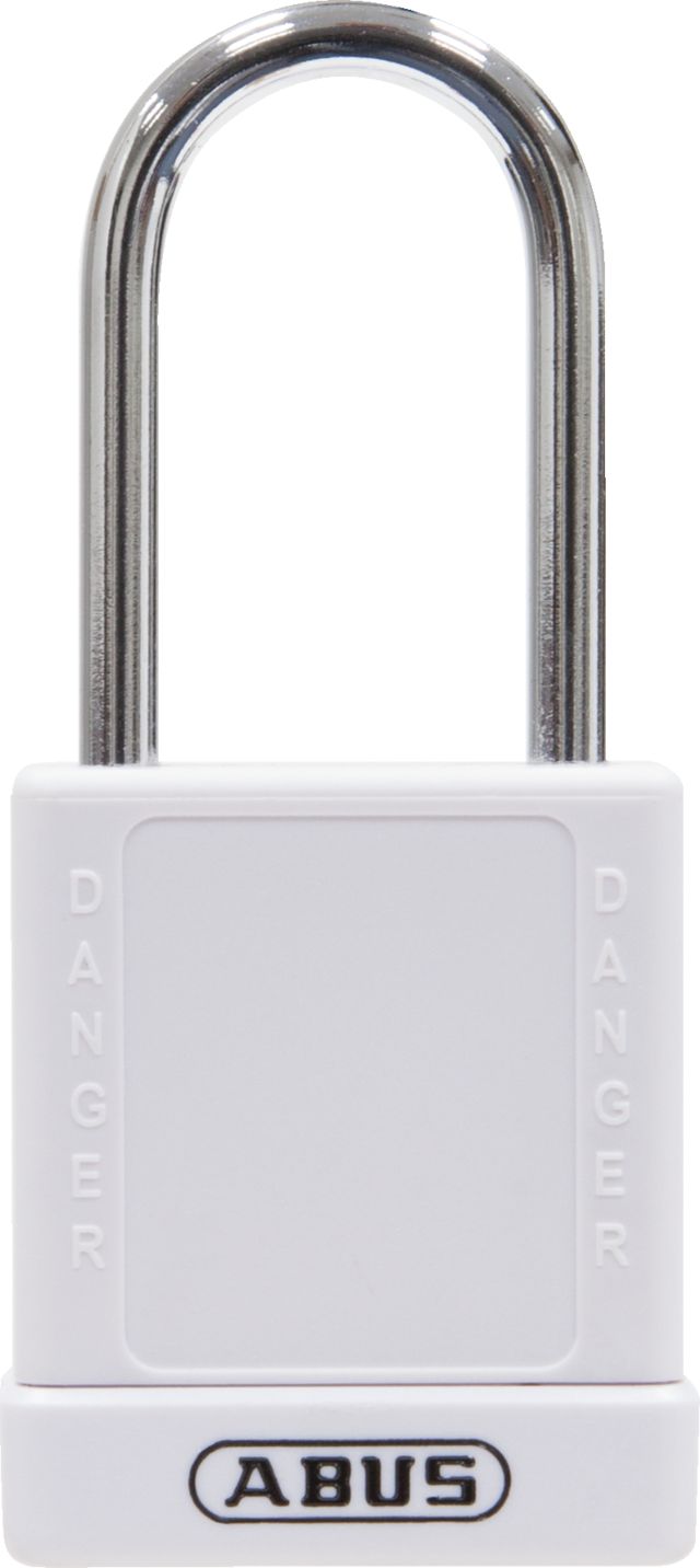 ABUS Key Lock Aluminium Padlock Weatherproof, 6.35 mm Shackle, 40.08 mm Body