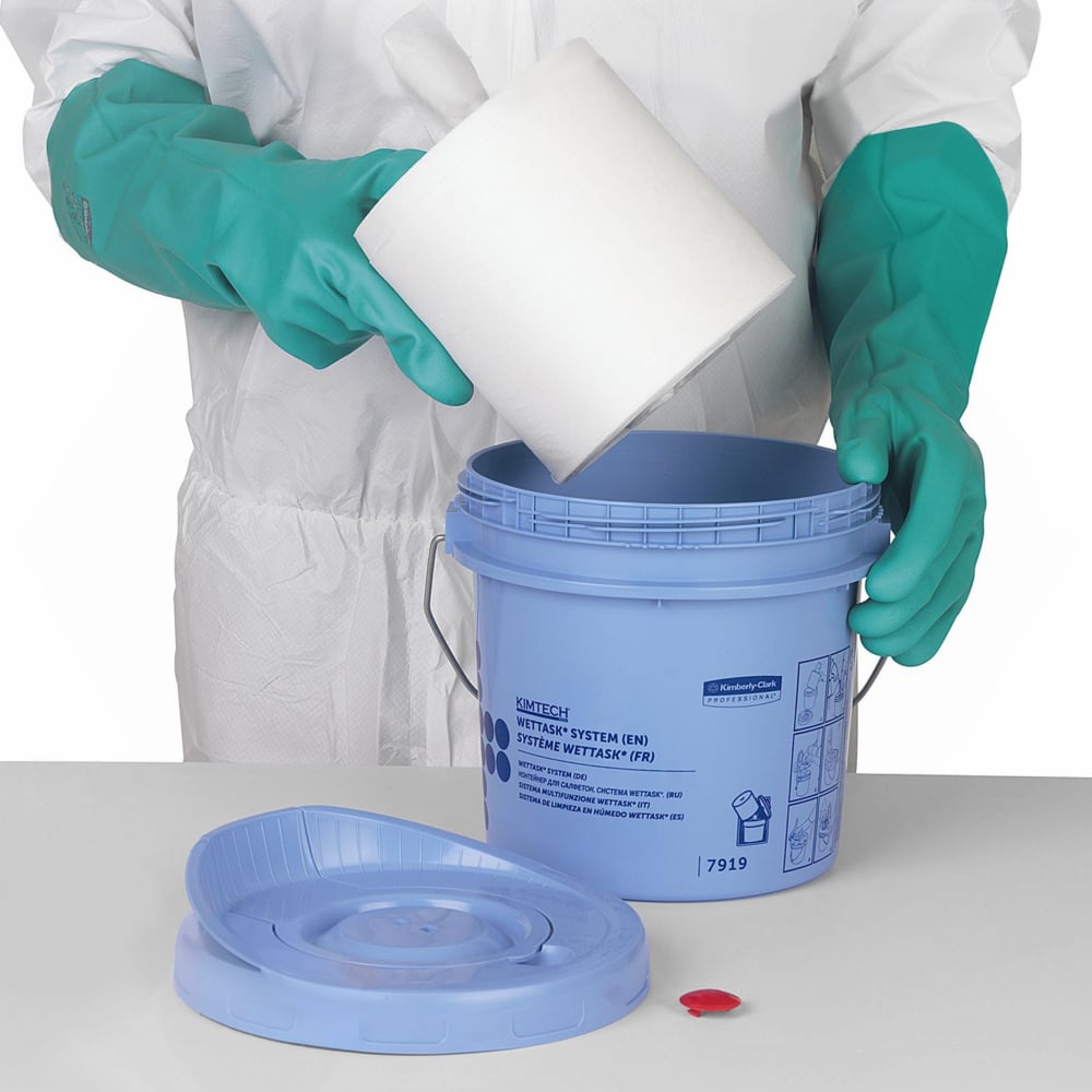 7762 WYPALL WypAll® Wettask™ Power Clean™ (7622) Dry Industrial, Roll of, 317 x 305 mm 90 Per Pack