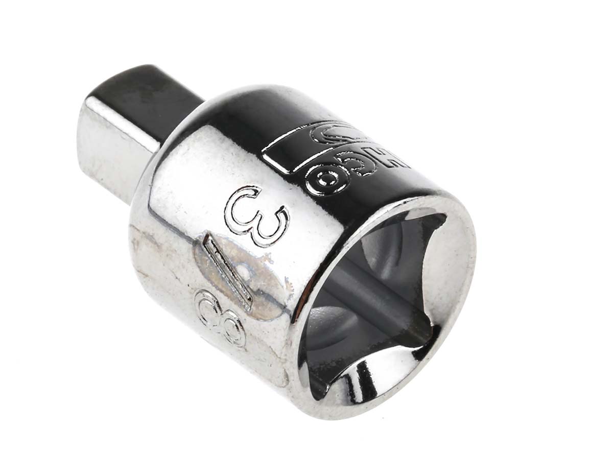 7764 Bahco 3/8 in Square Adapter, 24.7 mm Overall