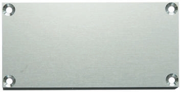 Rose Aluminium Front, 3 mm H, 48mm W, 96 mm L, for Use with Multitronic SE 48