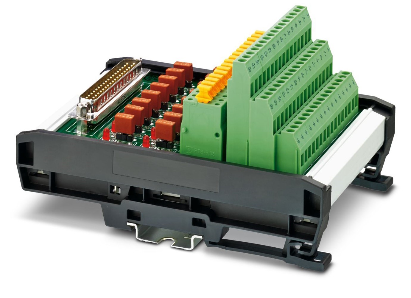 Phoenix Contact UM-D37M/DS/FU/LED/AO/C300/L Series Interface Module, DIN Rail