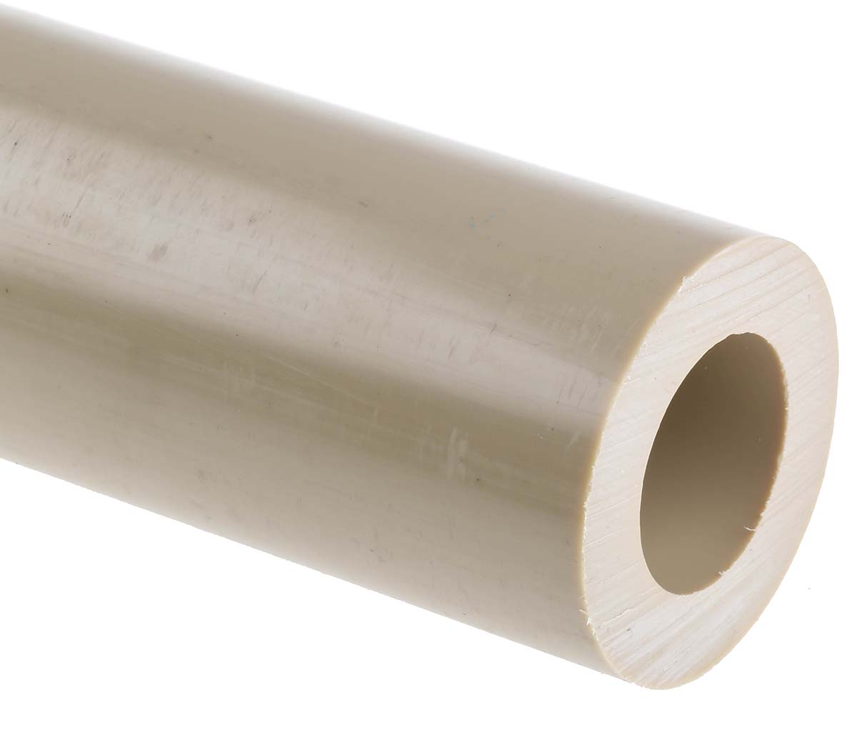 778-1734 RS PRO Beige Polyetheretherketone Round PEEK Tubing, 300 mm x 40 mm OD x 25 mm ID