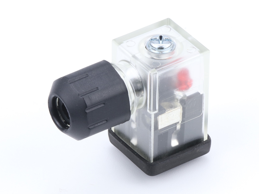Molex 121211 2P Solenoid Connector with Indicator Light, 24 V Voltage