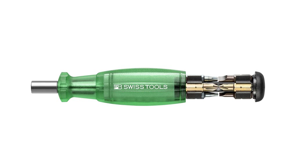 PB SWISS TOOLS Bit And Screwdriver Set 9 Pieces, Hexagon