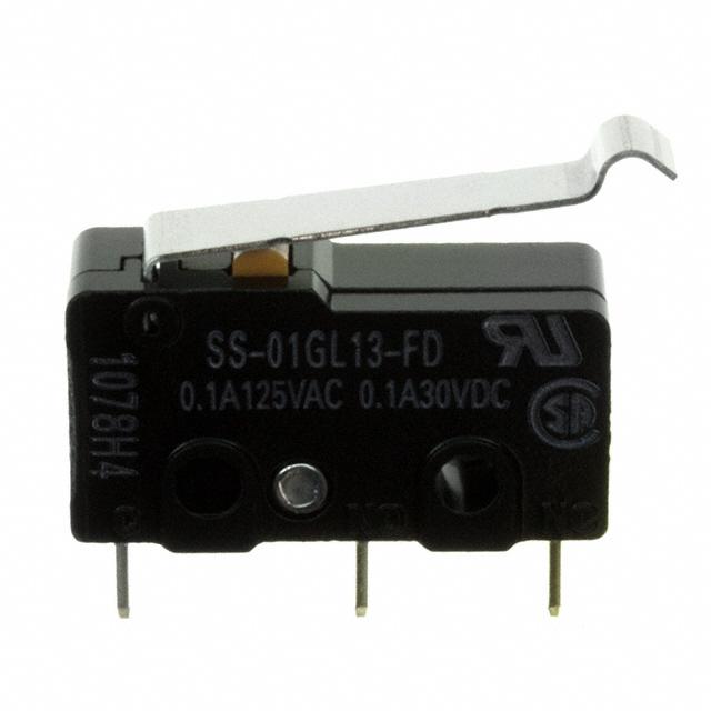 Omron Electronics Inc-EMC Div Switch SPDT Through Hole, 125 V, Lever, Simulated Roller