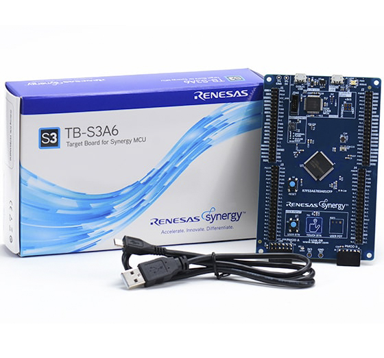 Renesas Electronics Synergy TB-S3A6 MCU Development Kit YSTBS3A6E10