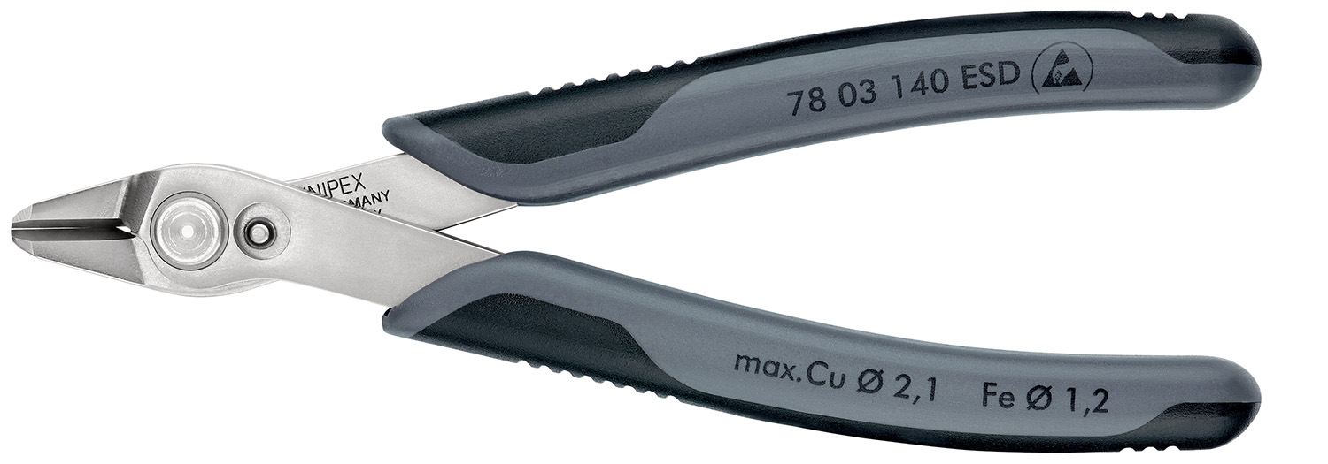 Knipex Super Knips® Without Bevel ESD Safe Side cutter