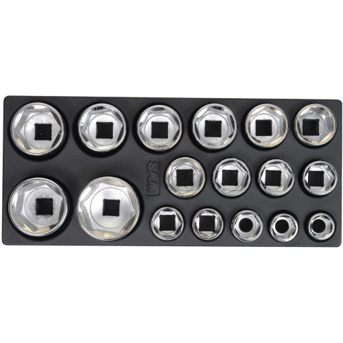 SAM 17-Piece 3/4 in Hexagon Socket Set