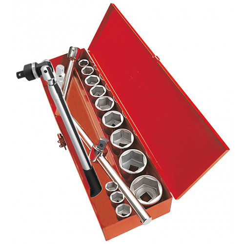 SAM 17-Piece Spanner Set, 3/4 in, Chrome Vanadium Steel