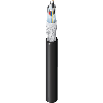 Belden Cable, 9.2 μm Tinned Copper, Black, 1200 m