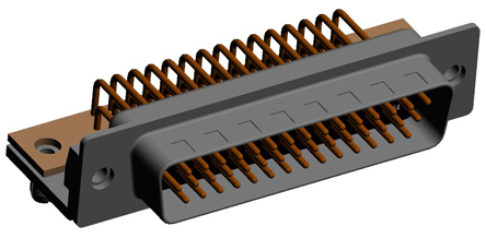 Norcomp SEAL-D 44 Way 2.286 mm Pitch D-Sub Connector