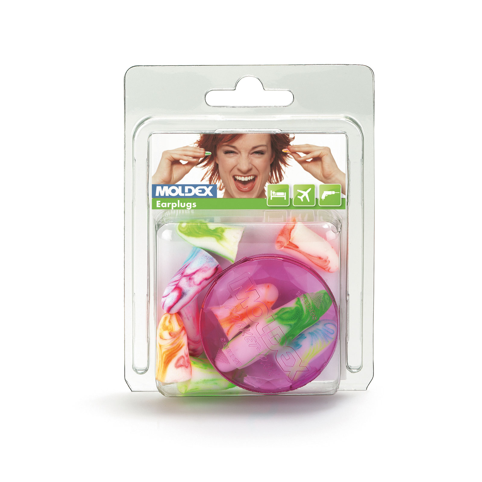 782501 Moldex Spark Plugs PlugStation 250 Series Multicolour Reusable Ear Plugs, 35 dB Rated 250