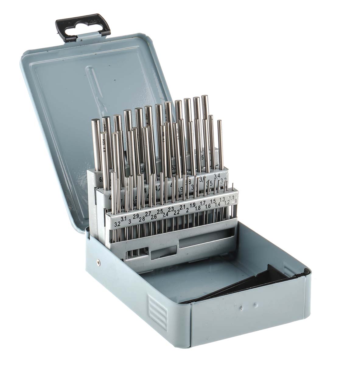 RS PRO Hole Drill Blank Set, Steel, 51 piece