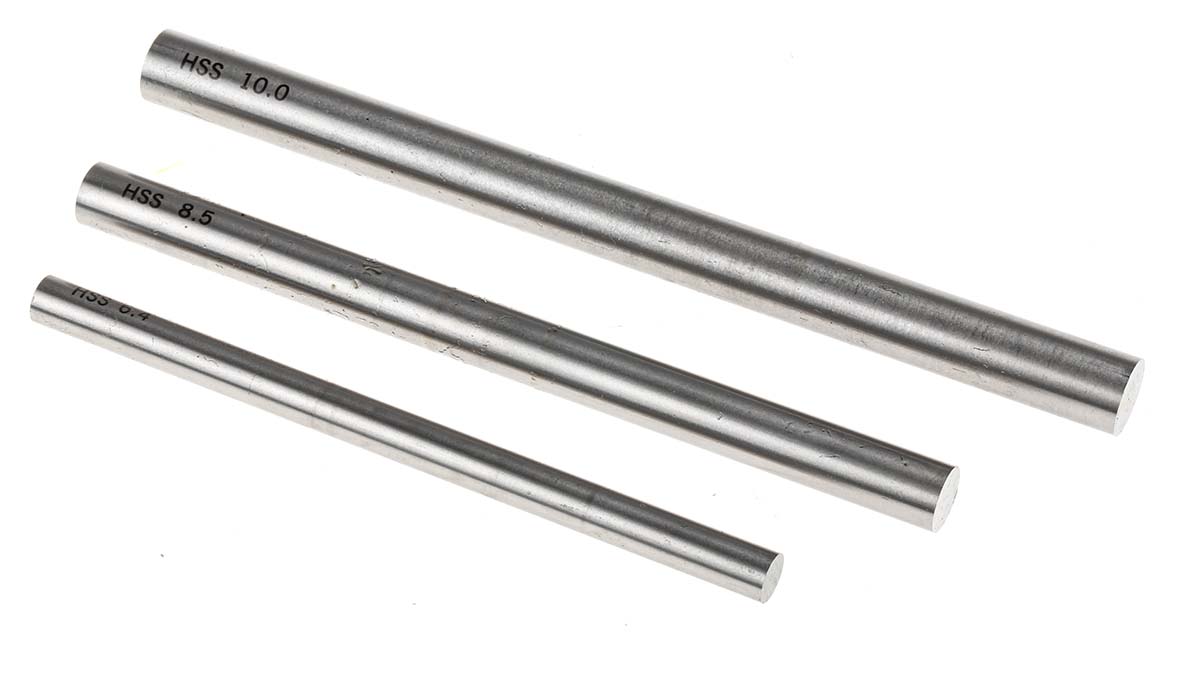 785-7884 RS PRO Hole Drill Blank Set, Steel, 41 piece
