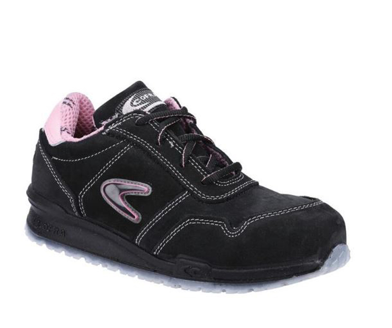 Cofra ALICE S3S CI FO SR Women's Black Aluminium Safety Trainer, UK 3, EU 35
