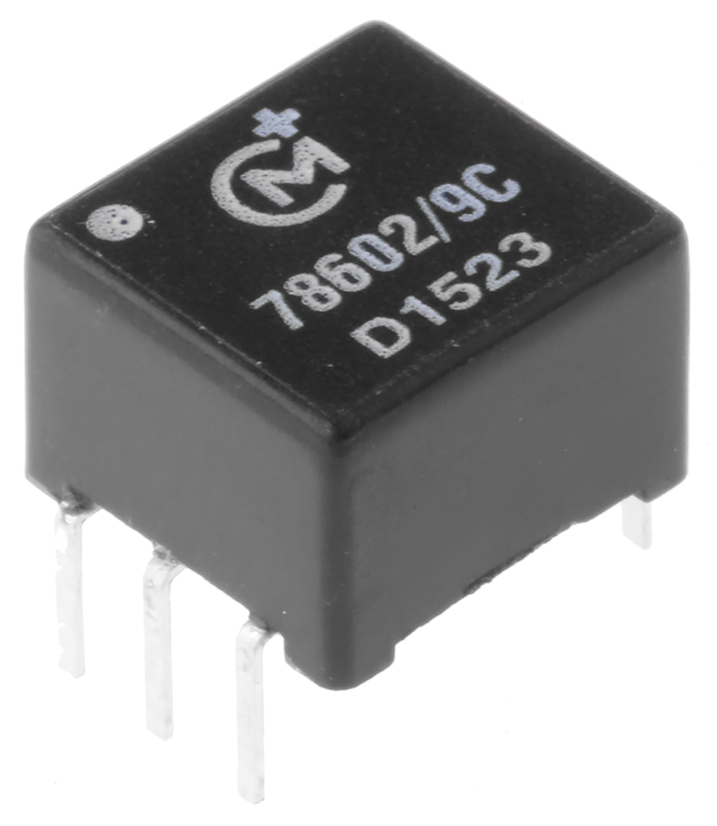 Murata Power Solutions Through Hole Pulse Transformer 0.0423611111 Turns Ratio, 10000 μH Prim. Inductance, 1.34Ω Prim.
