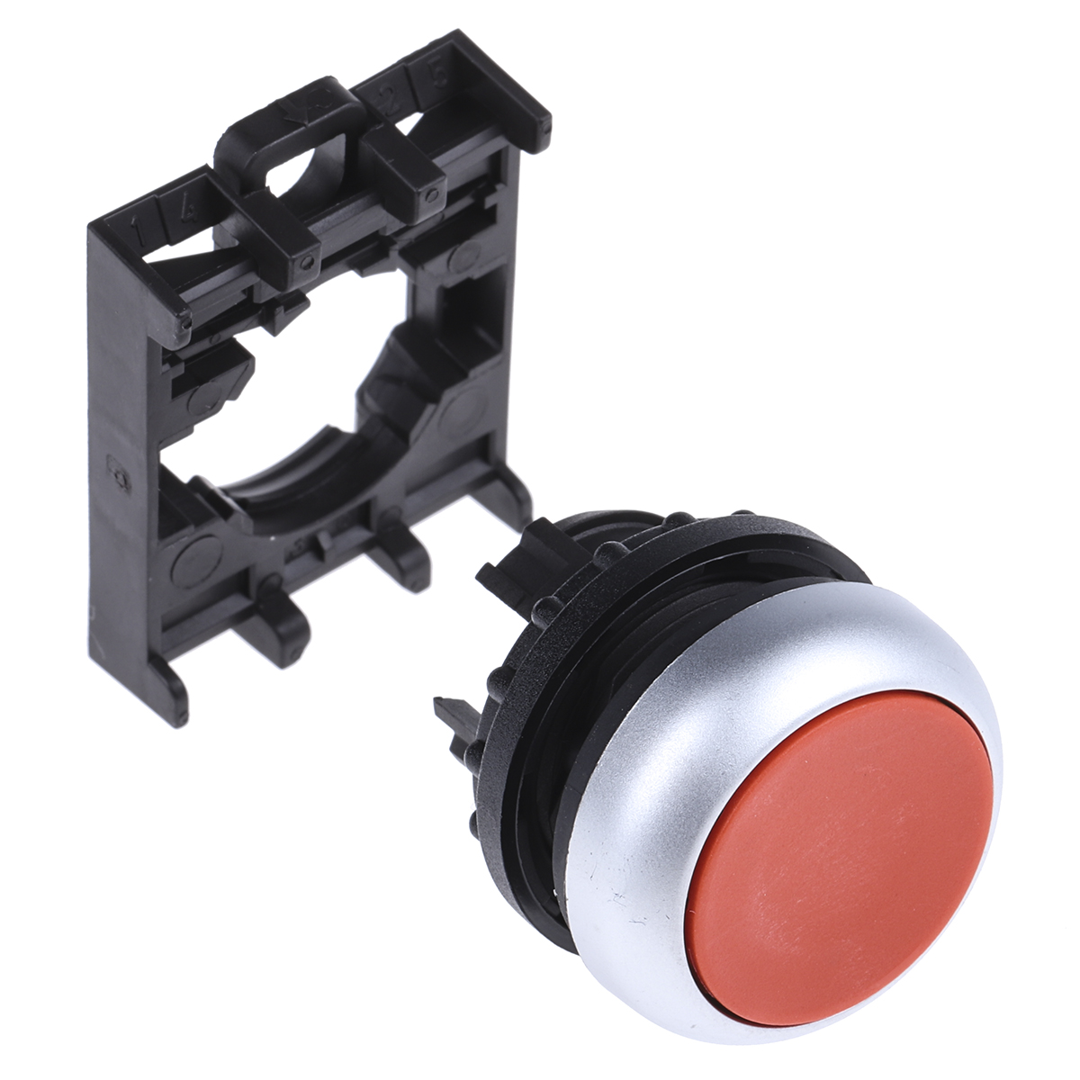 78635766-m22-d-rm22-a Eaton RMQ Titan M22 Series Red Momentary Push Button Head, 22 mm Cutout, IP69K