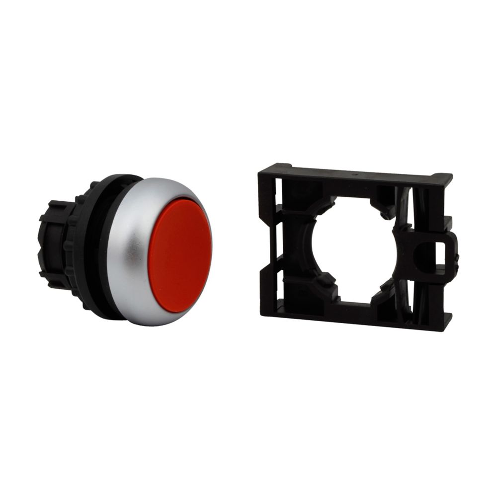 78635766-m22-d-rm22-a Eaton RMQ Titan M22 Series Red Momentary Push Button Head, 22 mm Cutout, IP69K
