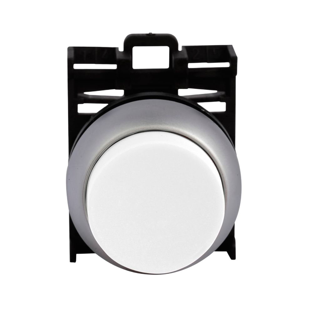Eaton RMQ Titan M22 Series White Momentary Push Button Head, 22 mm Cutout, IP69K