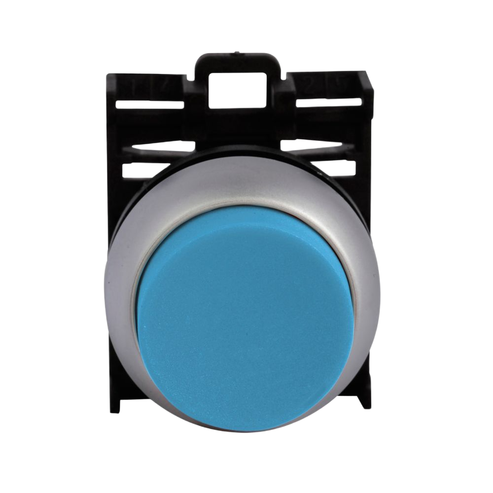 Eaton RMQ Titan M22 Series Blue Momentary Push Button Head, 22 mm Cutout, IP69K