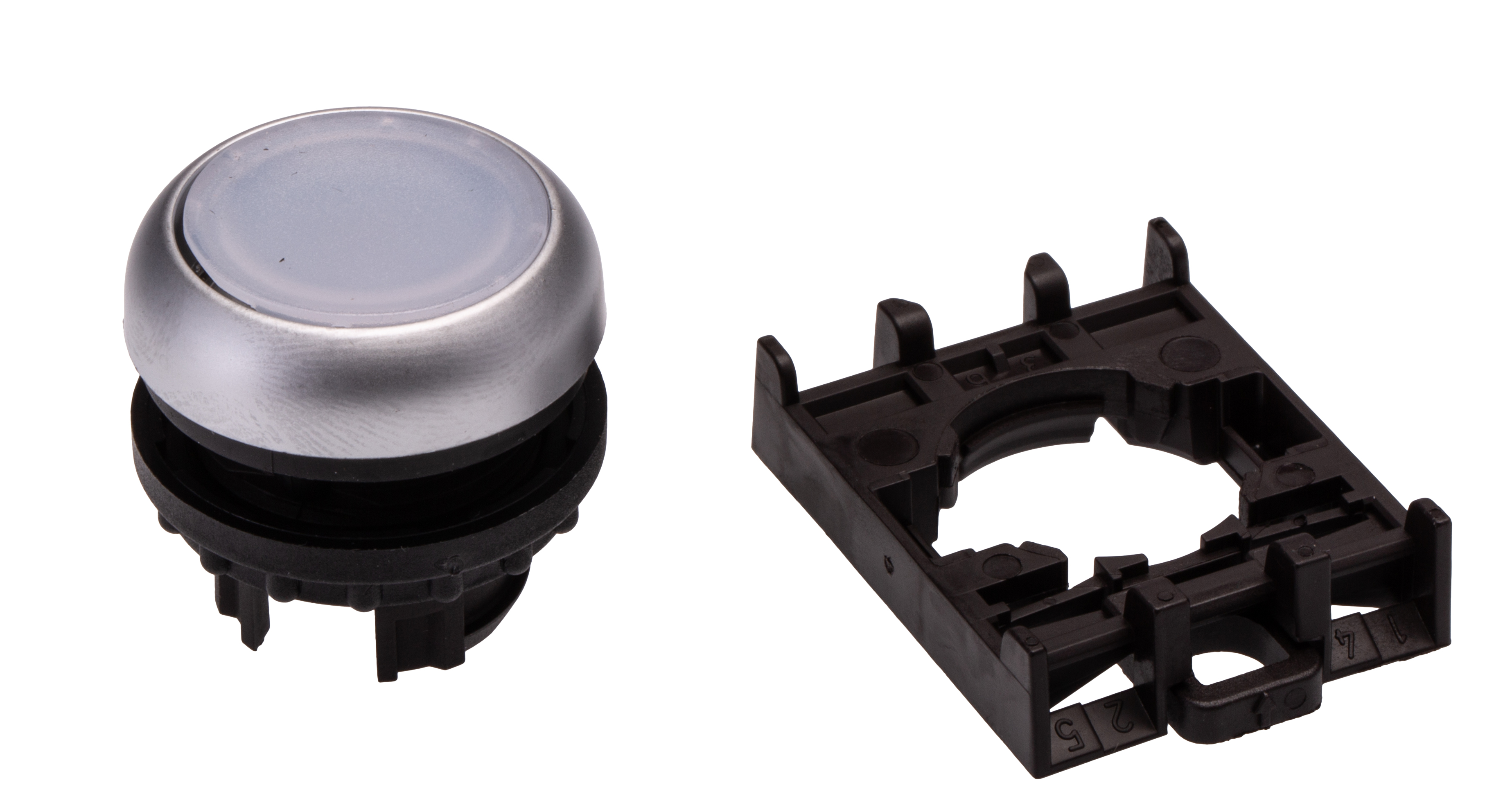 Eaton RMQ Titan M22 Series White Momentary Push Button Head, 22 mm Cutout, IP69K