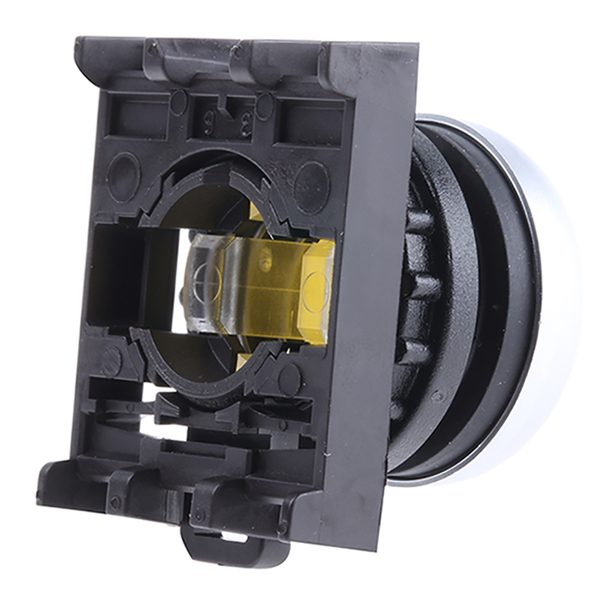 78635804-m22-dl-ym22-a Eaton RMQ Titan M22 Series Yellow Momentary Push Button Head, 22 mm Cutout, IP69K