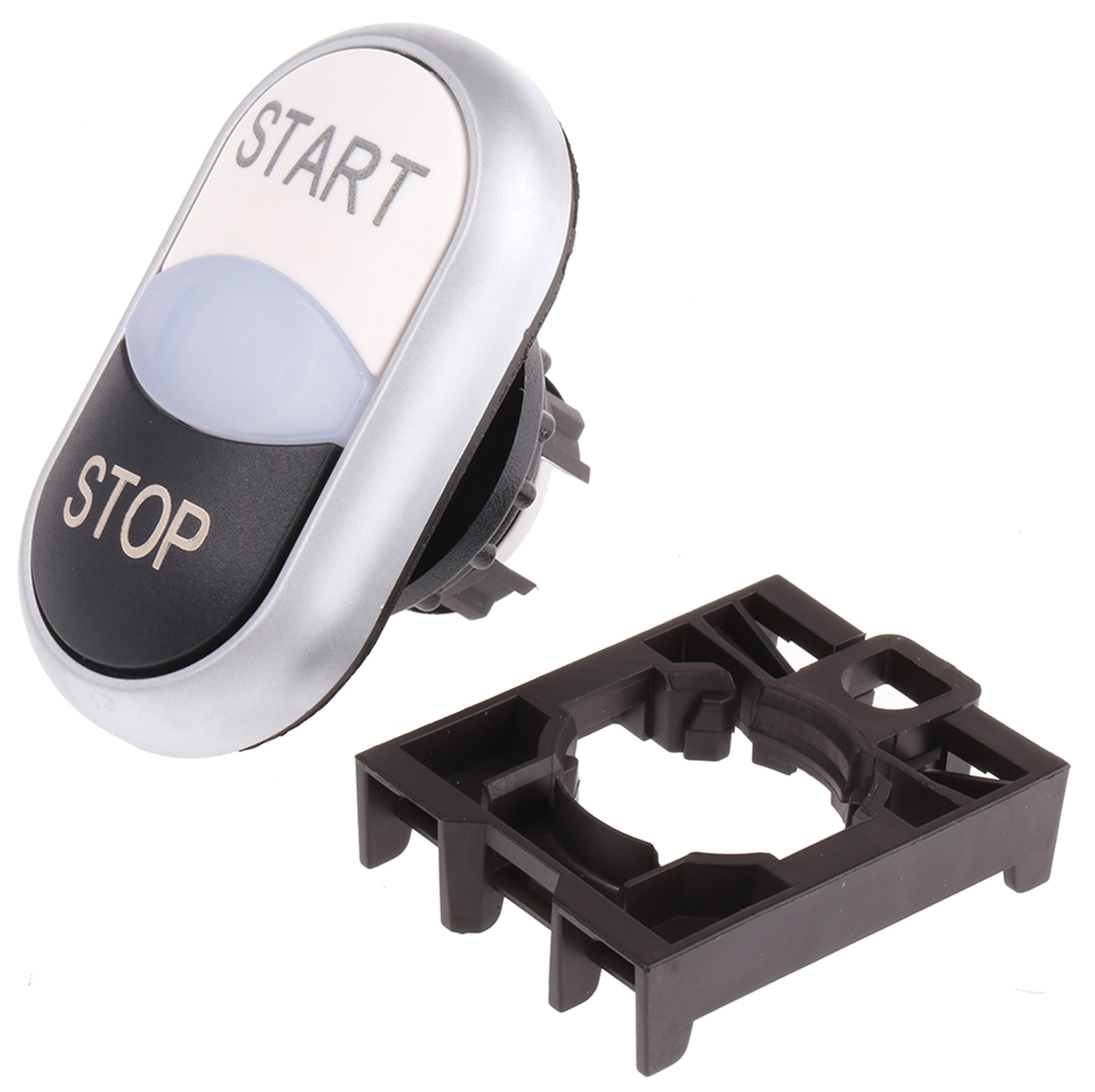 Eaton RMQ Titan M22 Series Black, White Momentary Push Button Head, 22 mm Cutout, IP66