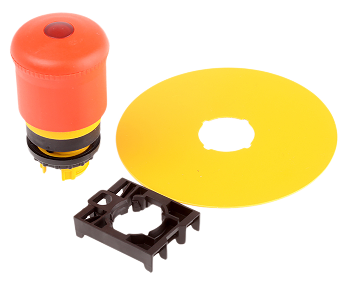 Eaton RMQ Titan M22 Series Pull to Release Emergency Stop Push Button, Front, 22 mm Cutout, IP69K
