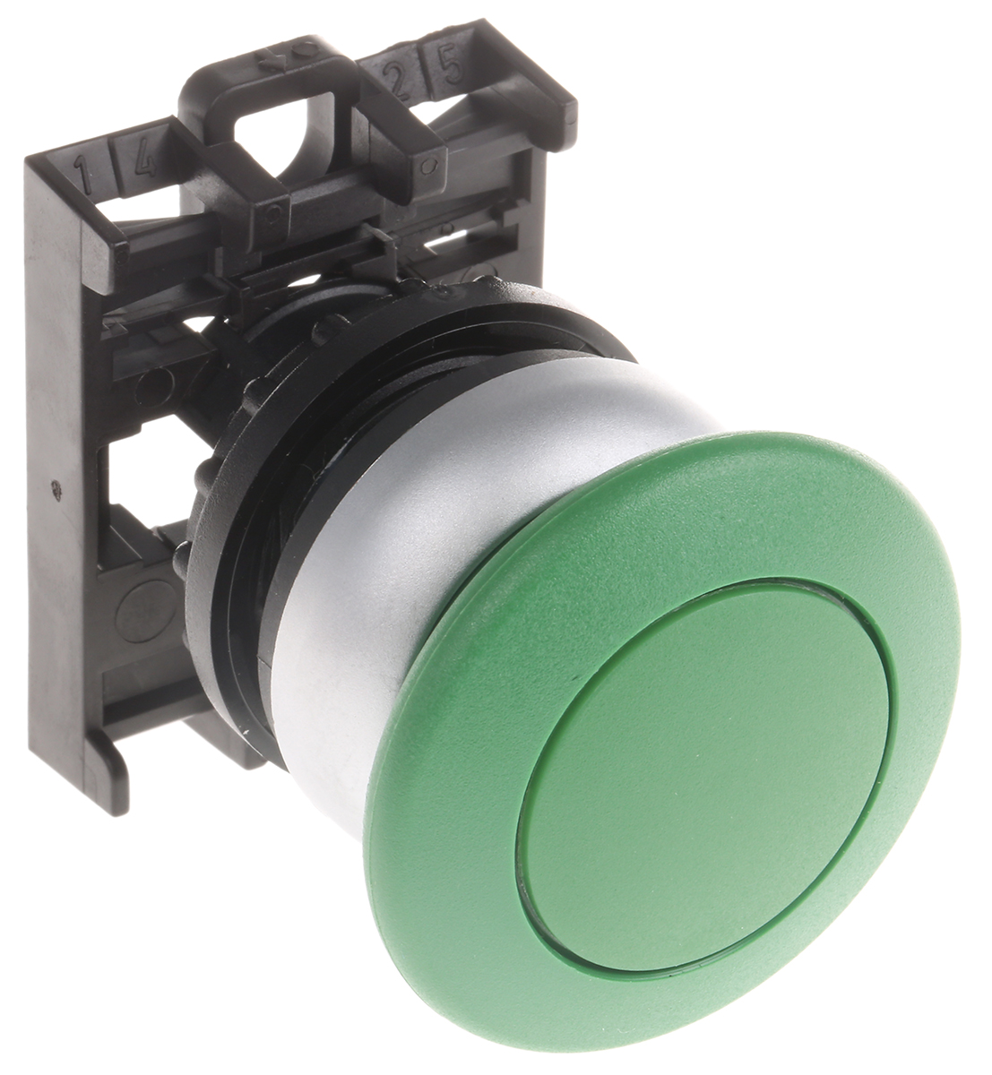 Eaton RMQ Titan M22 Series Green Maintained Push Button Head, 22 mm Cutout, IP69K