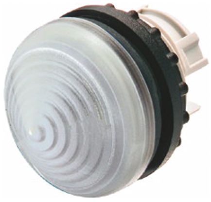Eaton White Pilot Light Head, 22.5 mm Cutout RMQ Titan M22 Series