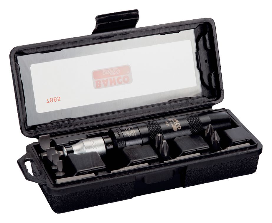 7865 Bahco 15 piece Hexagon, Phillips, Slotted Impact Screwdriver & Bit Set