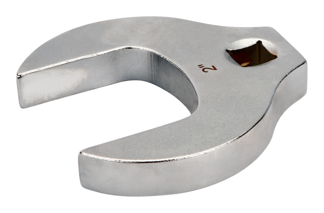 Bahco Open Ended Insert Crowfoot Wrench, 2 in Insert, 1/2 in, Chrome Finish